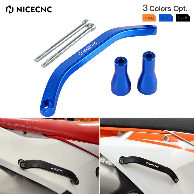 NICECNC Rear Grab Handle For Husqvarna TE150I TE250I TE300I FE350 FE501 FC250 FC350 FC450 FX350 FX450 TC125 TC250 2020-2022