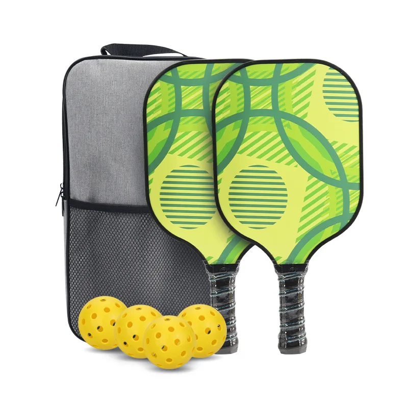 

Full carbon Peak racket set, honeycomb core thickened ultra-light training competition integrated forming pickleball