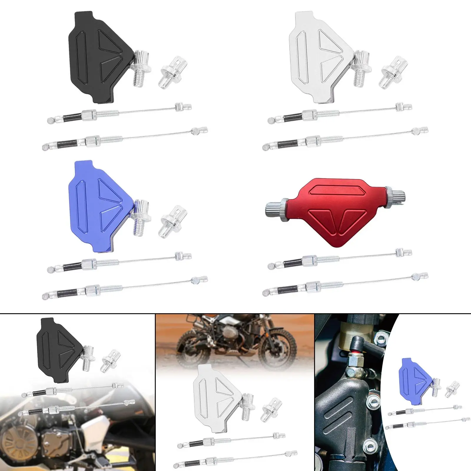 

Motorcycle Clutch Lever Replaces Fashion Easy to Install Aluminum Alloy DIY Spare Parts Decoration Motorcycle Parts Tension Rod