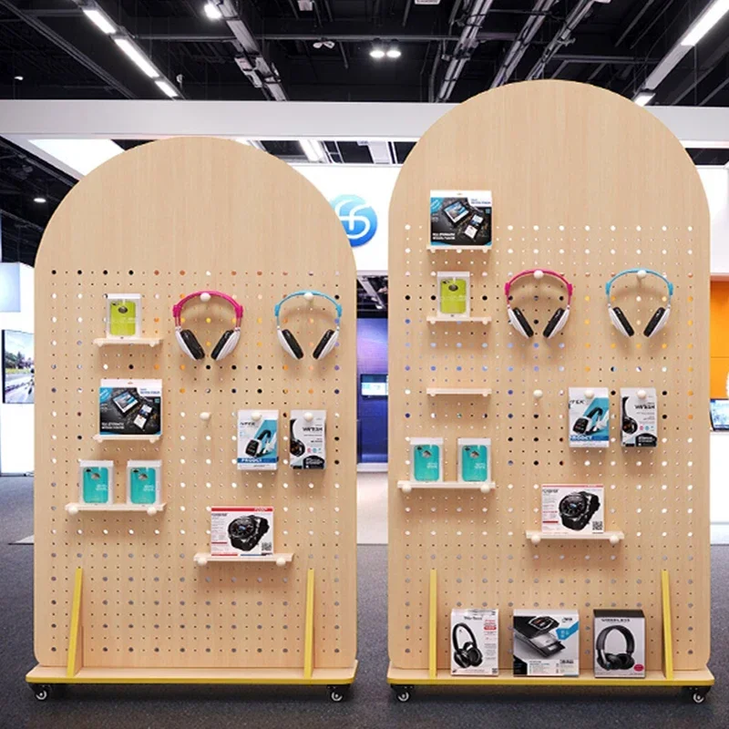 Wooden product display rack, nail board display rack,Customized furniture manufacturer,OEM/ODM