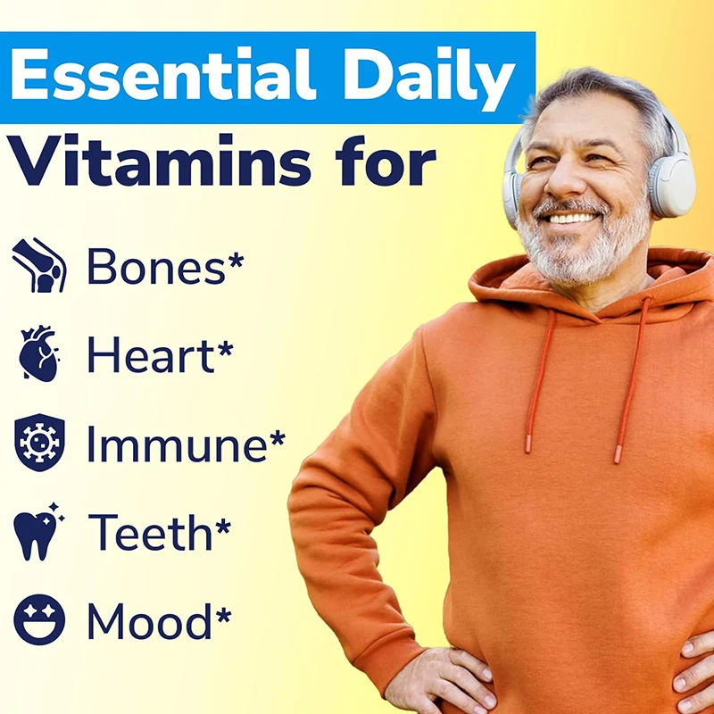 Fulimiks Vitamin D3 K2 Capsules, with Magnesium & Zinc, Support Bone & Dental, Heart, Cardiovascular Health, Immune Defense