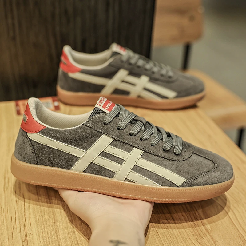 

Men Casual Shoes 100% Cowhide Genuine Leather Shoes Classic Men Fashion Breathable Retro Training Shoes Sport Flat Shoes Male F