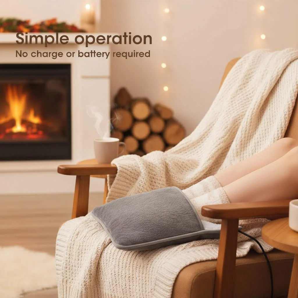 

Зимний электрический коврик-грелка Monday Bear для ног, USB, мягкий плюш, моющийся, с зарядкой, улучшенный обогреватель для дома