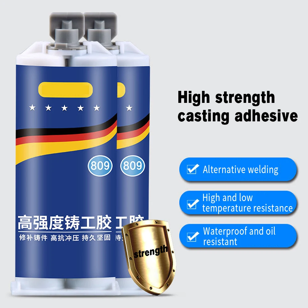 

50/100g Metal Repair Glue High Strength AB Glue Cold Welding Glue Magic Plastic Repair Industrial Repair Agent AB Glue Sealant
