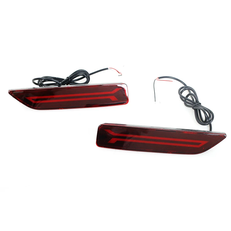 2 Pcs LED Rear Brake Tail Bumper Assembly Reflector Rear Fog Warning Lamp For Suzuki Ertiga Ciza Vitara S-Cross Splash SX4