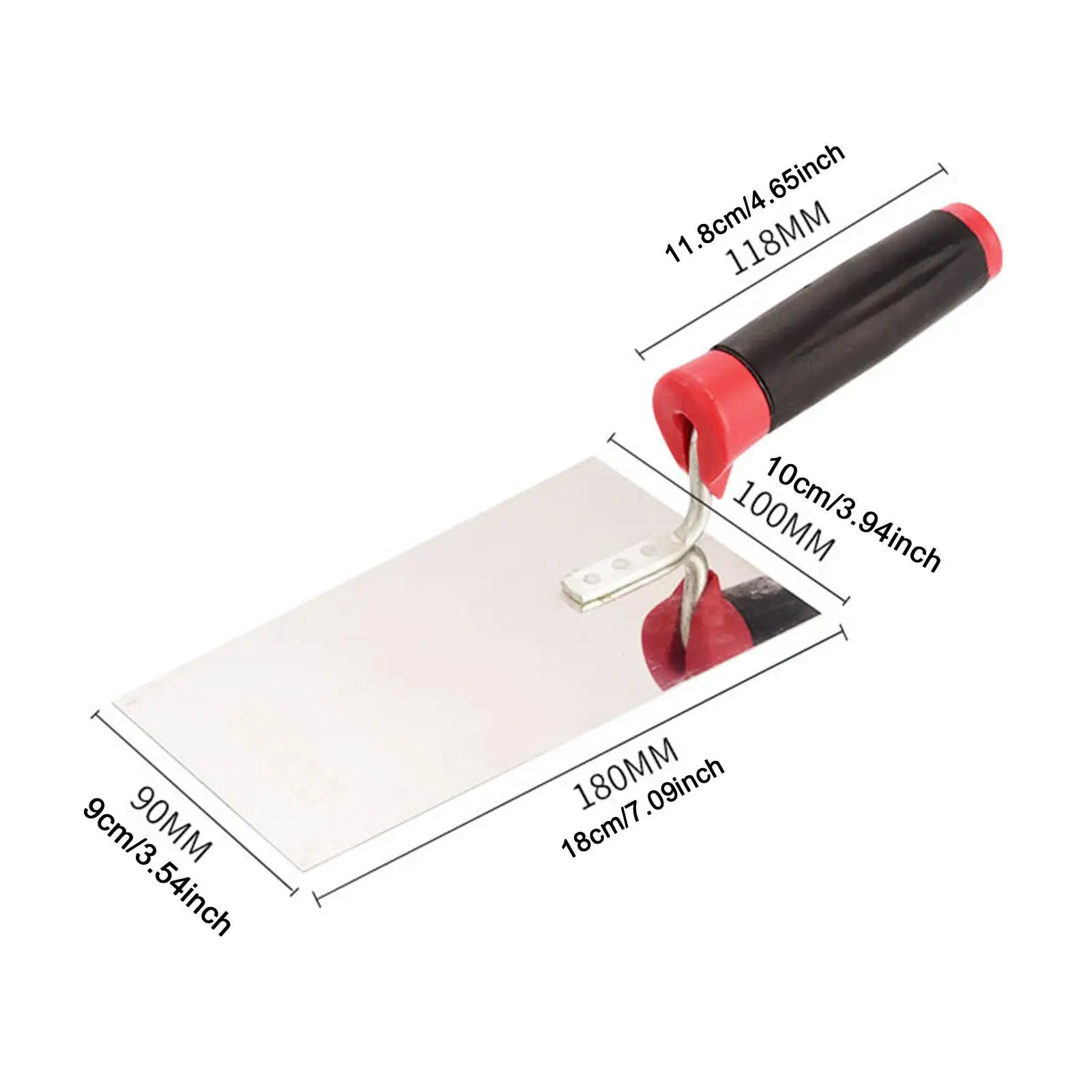 Raschietti per riempire pareti con mastice per vernice con impugnatura Strumento per cazzuola portatile multiuso per mastice per carta da parati in legno