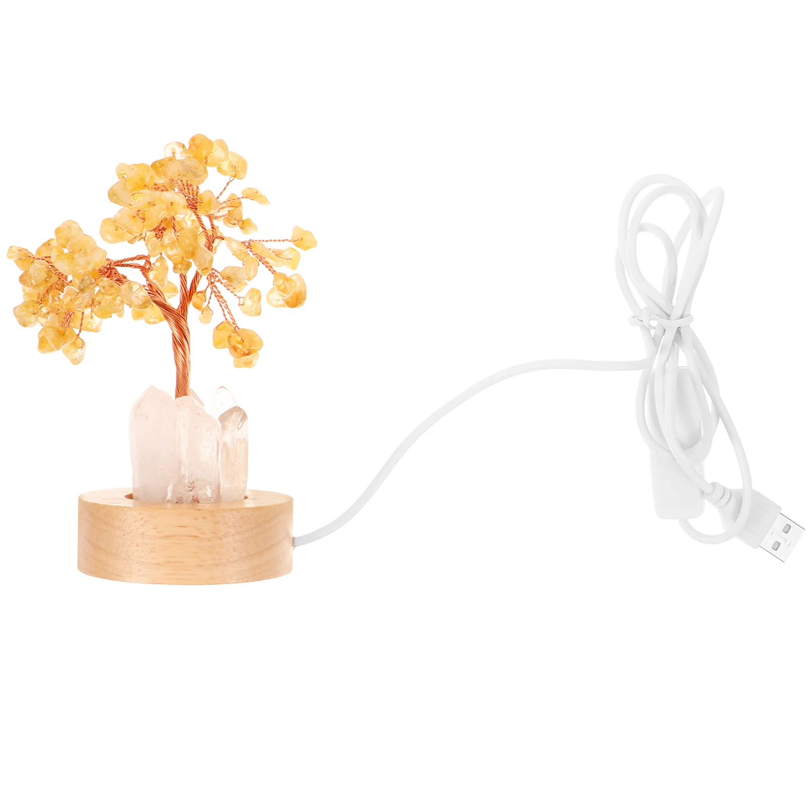 Aesthetic Crystal Tree Night Light Bedside Lamp for Bedroom Unique Decorative Table Lamp Radiant Dazzling Appearance