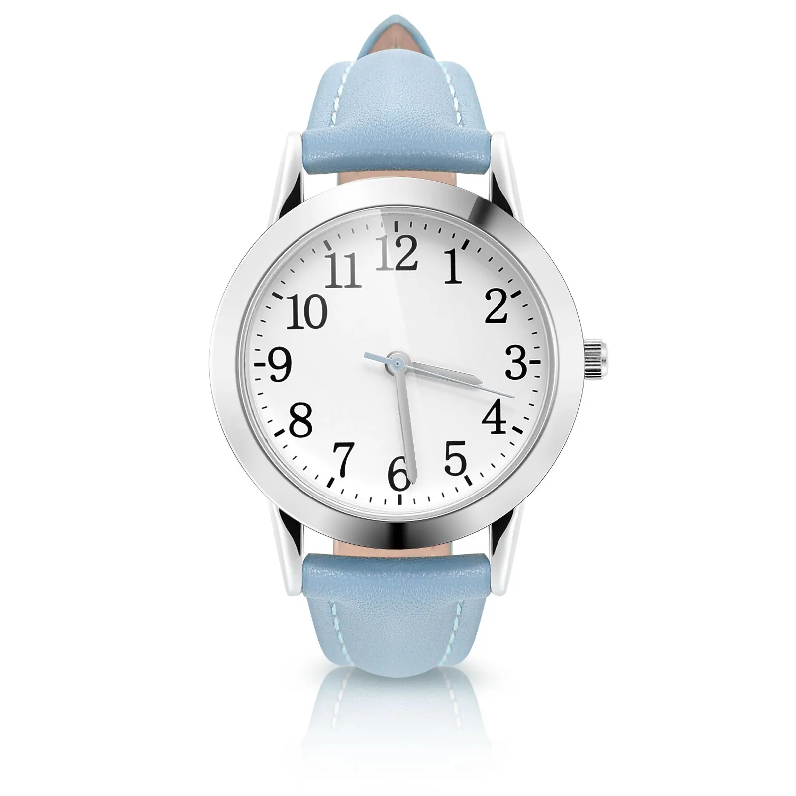 

Women Waterproof Watch Blue Women Quartz Watch Quartz Casual Elegant Adjustable Strap Ladies Watches