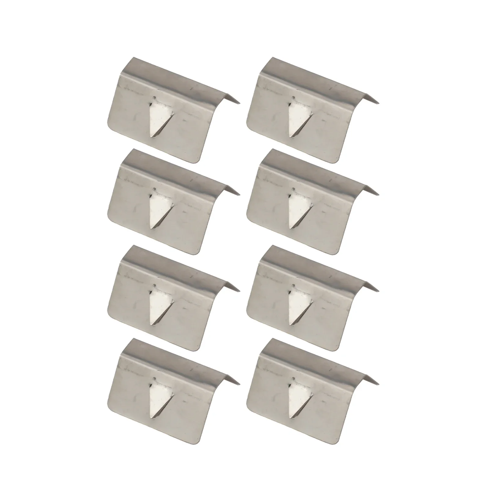 12/8 Pcs Wind Rain Deflector Channel Clips Wind/Rain Eyebrow Clips Stainless Steel Car Window Deflectors For Heko G3 SNED