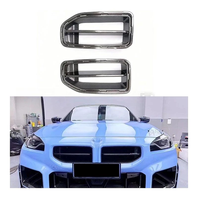 

New Yaochi M2 G87 Dry Carbon Fiber Bumper with Exhaust Cut-Outs for Retrofit/Upgrade-Protection & Decoration Easy Installation