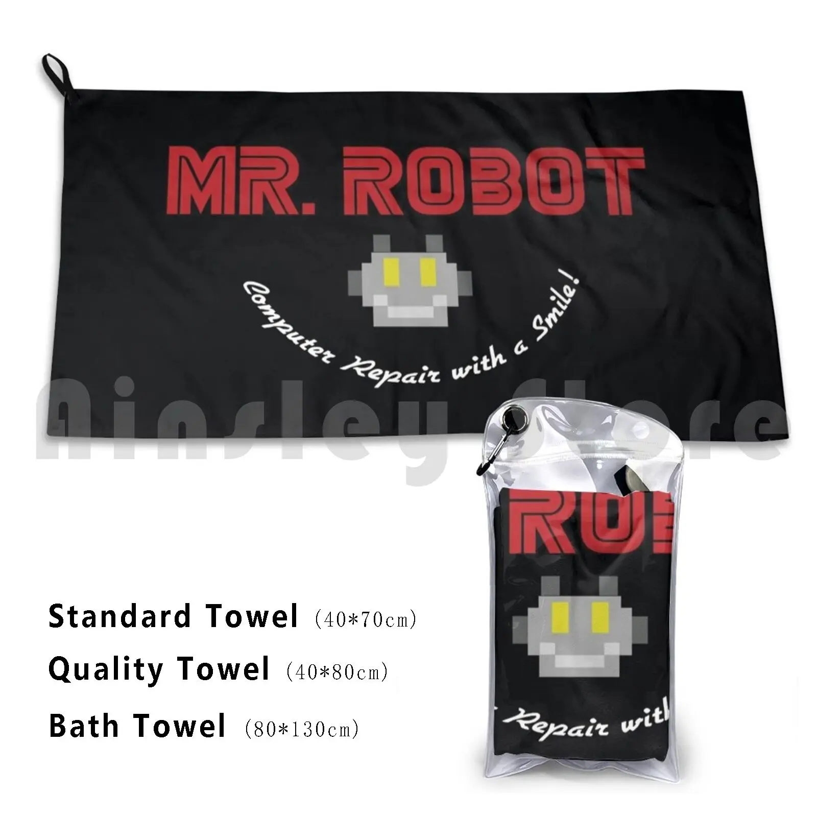 Towel Computer Repair With A Smile Hat Mr Robot Repair With A Smile Computer Repair With A
