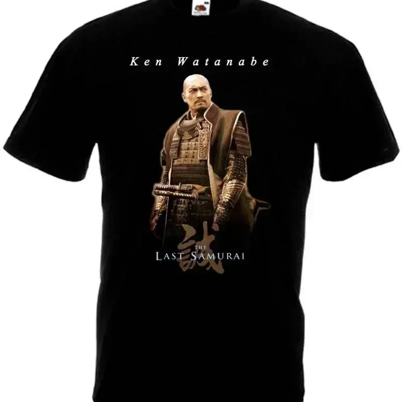 The Last Samurai v2 T shirt Ken Watanabe black movie poster all sizes S 5XL