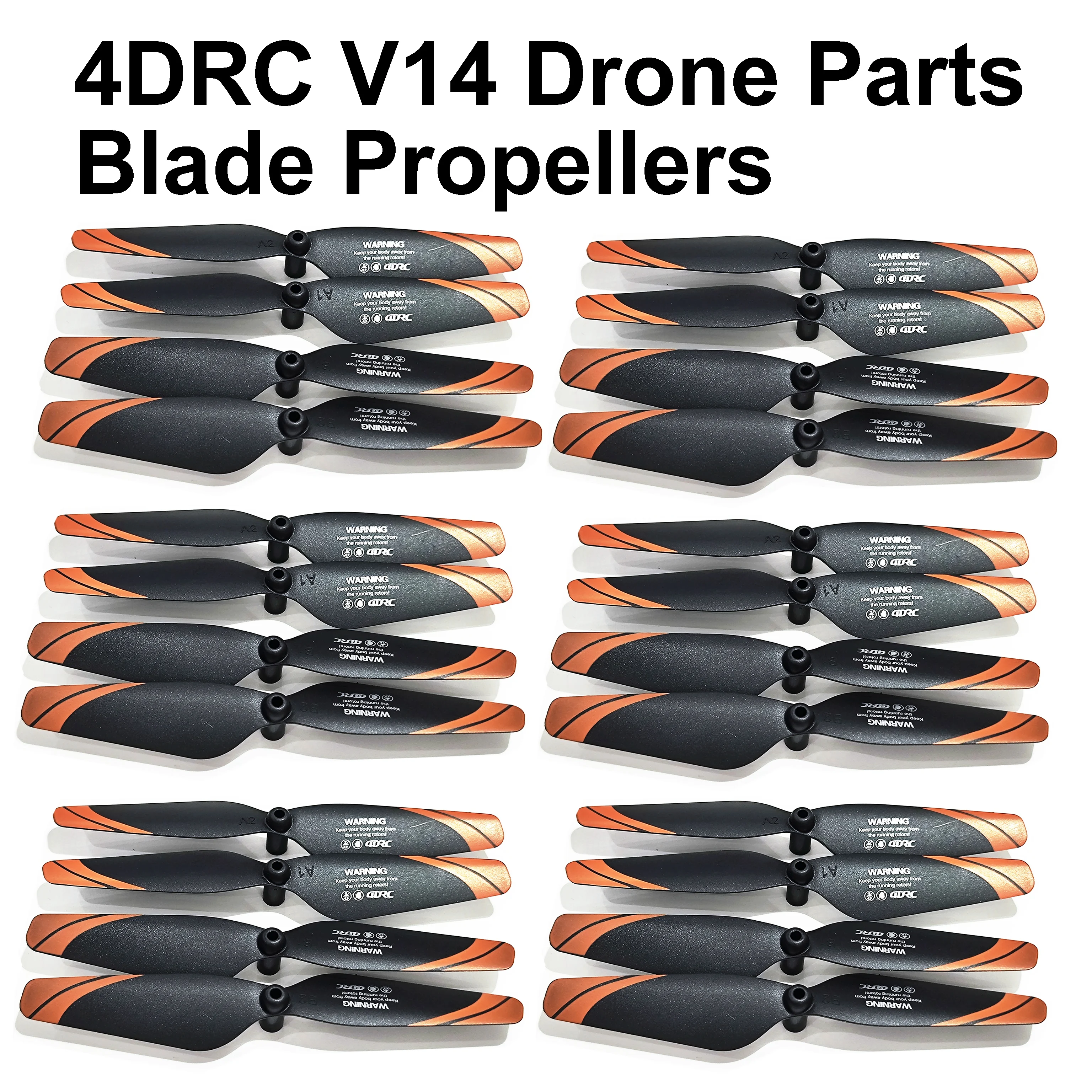 

24PCS(6 Sets) 4DRC V14 HD Camera RC Quadcopter 4D-V14 Drone Original Blade Propellers Props Spare Parts Kit