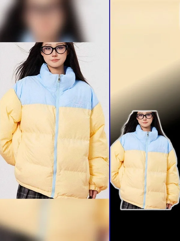 

plus Size Lazy Sle Faionable Cotton Jaet Women's Thiened Stand Collar Warm Bread Coat Casual Comfortable Spring Outer...