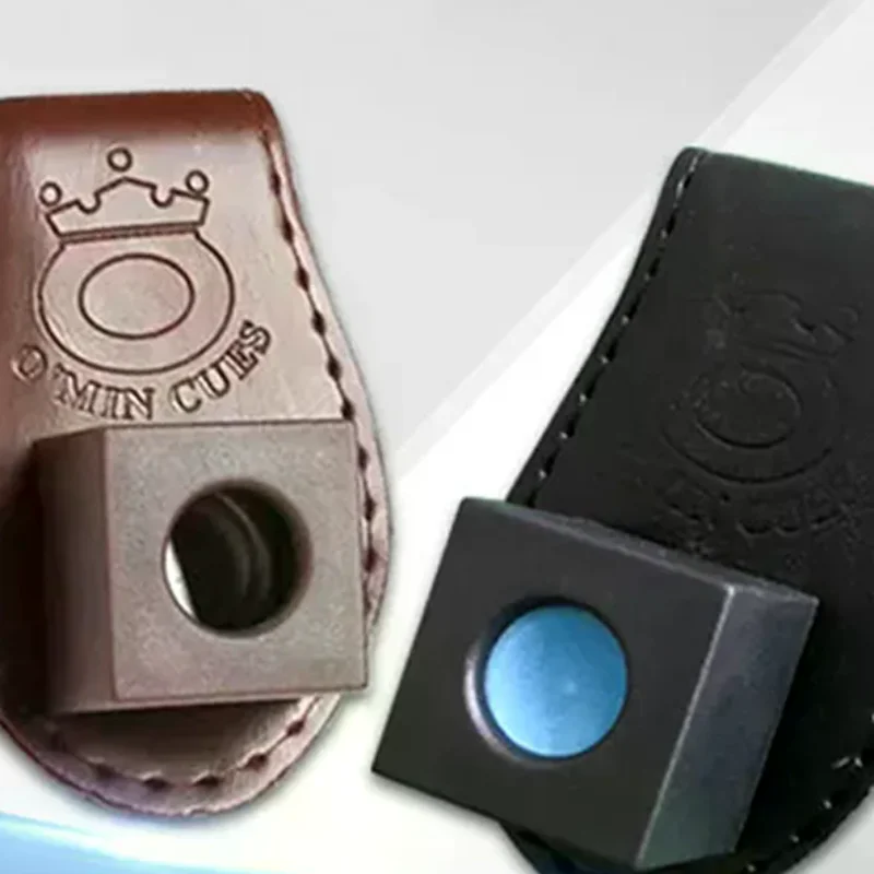 

Держатель для мела для кия, магнитный держатель для мела для бильярда, снукера с зажимом для ремня, портативный фиксирующий кий, сумка для мела, аксессуары для бильярда