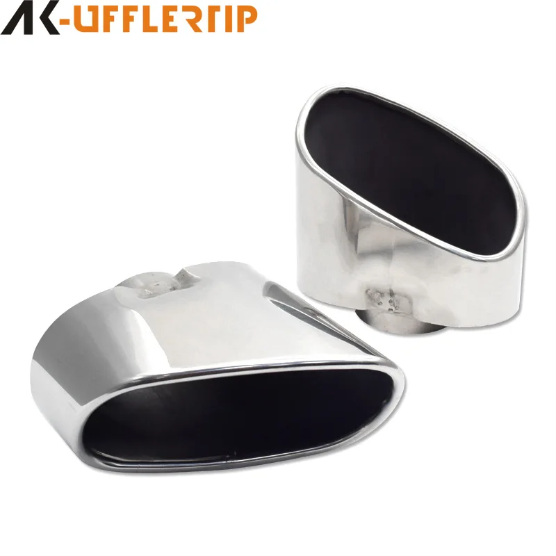 

Suitable for 08 to 13 BMW old X5 modified high-end square tail nozzle square mouth stainless steel tail throat exhaust pipe