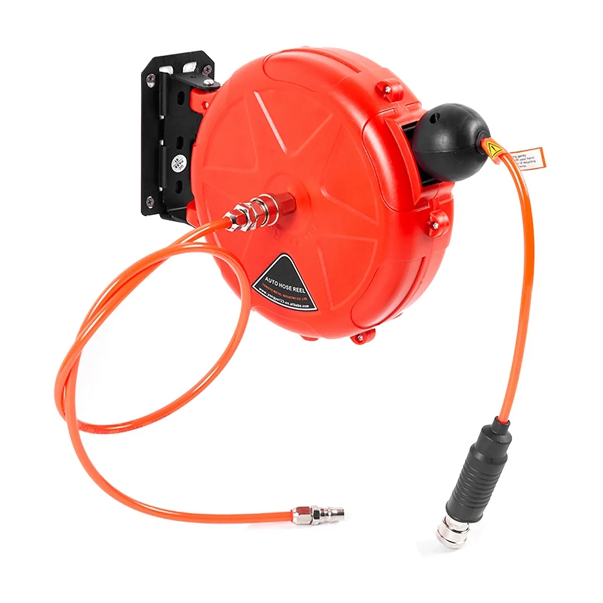 

Retractable Air Hose Reel 10m Wall Mounted Automatic Rewind Air Hose Tool with Swivel Bracket Air Compressor Supplies