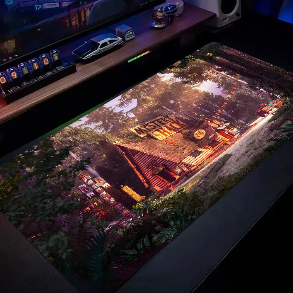 Cartoon Gravity Falls Bill Cipher Mousepad Large Gaming Mouse Pad LockEdge Thickened Computer Keyboard Table Desk Mat