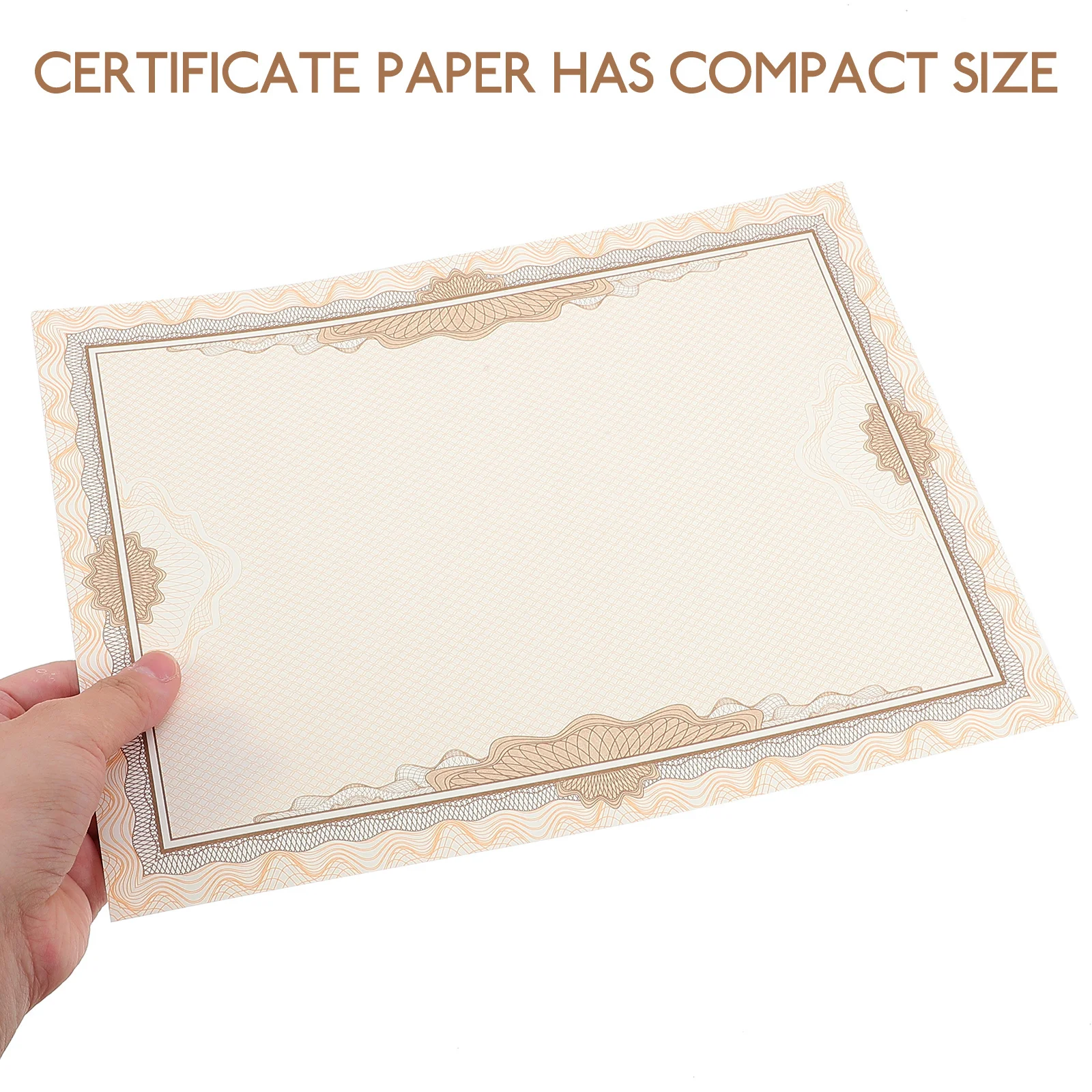 

Delicate Blank Certificate Paper 100 Sheets for Printing Diplomas and Awards Home Office Use Certificates Award Certificate