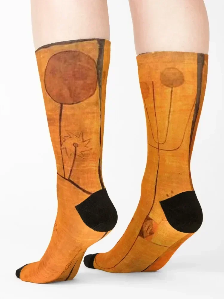Paul Klee - Fruits on Red Socks cycling anime valentine gift ideas Stockings compression Socks For Girls Men's