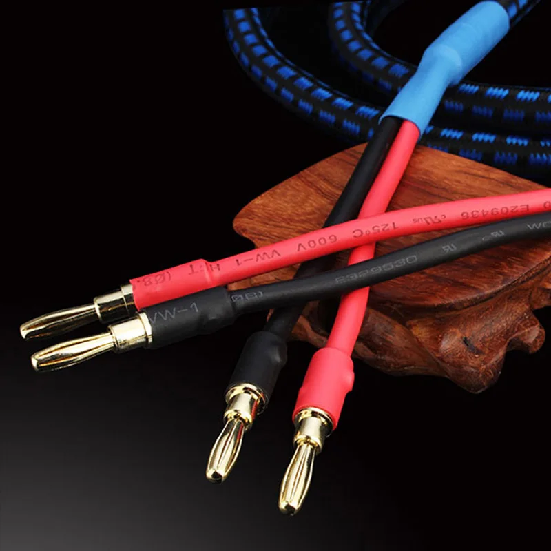 GoSo Болтовой аудиокабель с банановым покрытием, позолоченный аудиофил, Hi-end Bold Line Speaker L11 1 м-30 м