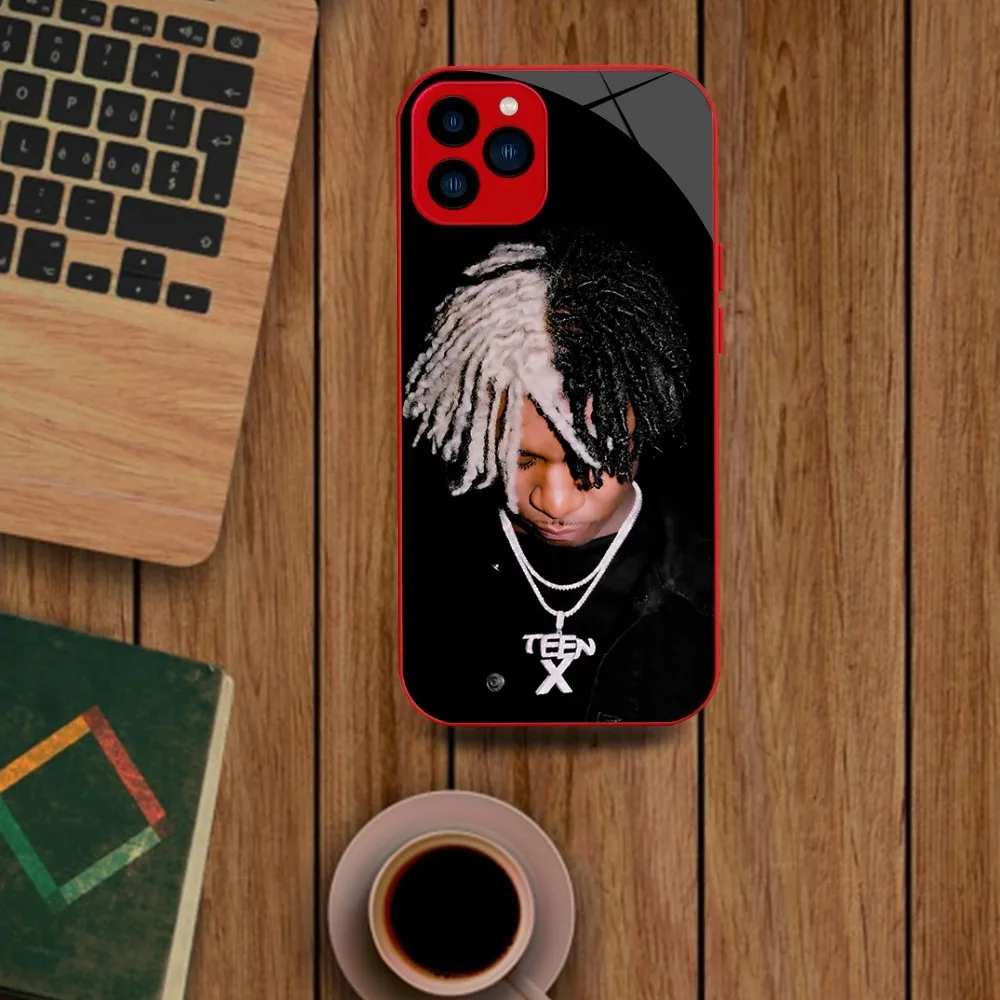 Rapper Ken Carson A Great Chaos Phone Case For iphone Tempered Glass 14 13 12 11 Pro Mini XS MAX Plus X XR Cover