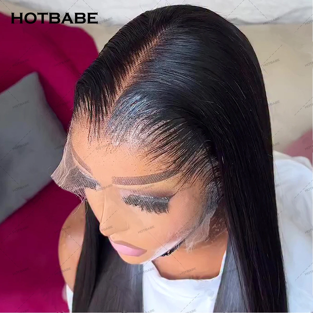 

4x4/5x5 Real HD Lace Closure Wig 400 Density Glueless Straight HD Lace Closure Wig Baby Hair 13x4 HD Lace Frontal Wig Human Hair