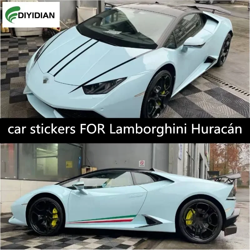 

Автомобильные наклейки для Lamborghini Huracan, внешний вид кузова, украшение на заказ, специальные гоночные наклейки, аксессуары