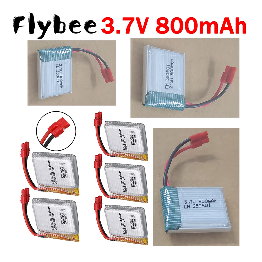 Li-polymer Battery 3.7V 800mAh with XH4.0 plug 1S For Syma X21 X21W X26 X26A Remote Control Quadcopter RC Drones Spare Parts