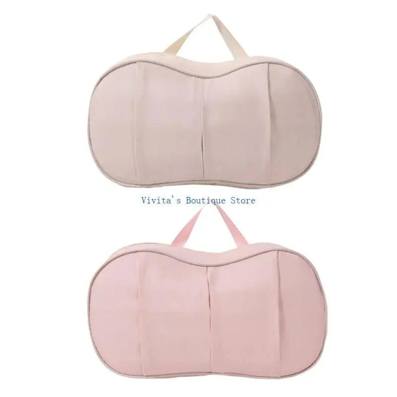 

Women Bras Panties Storage Bag Travel Essential Organizers Multiple Compartment Breathable Materials Portable Luggage M76D