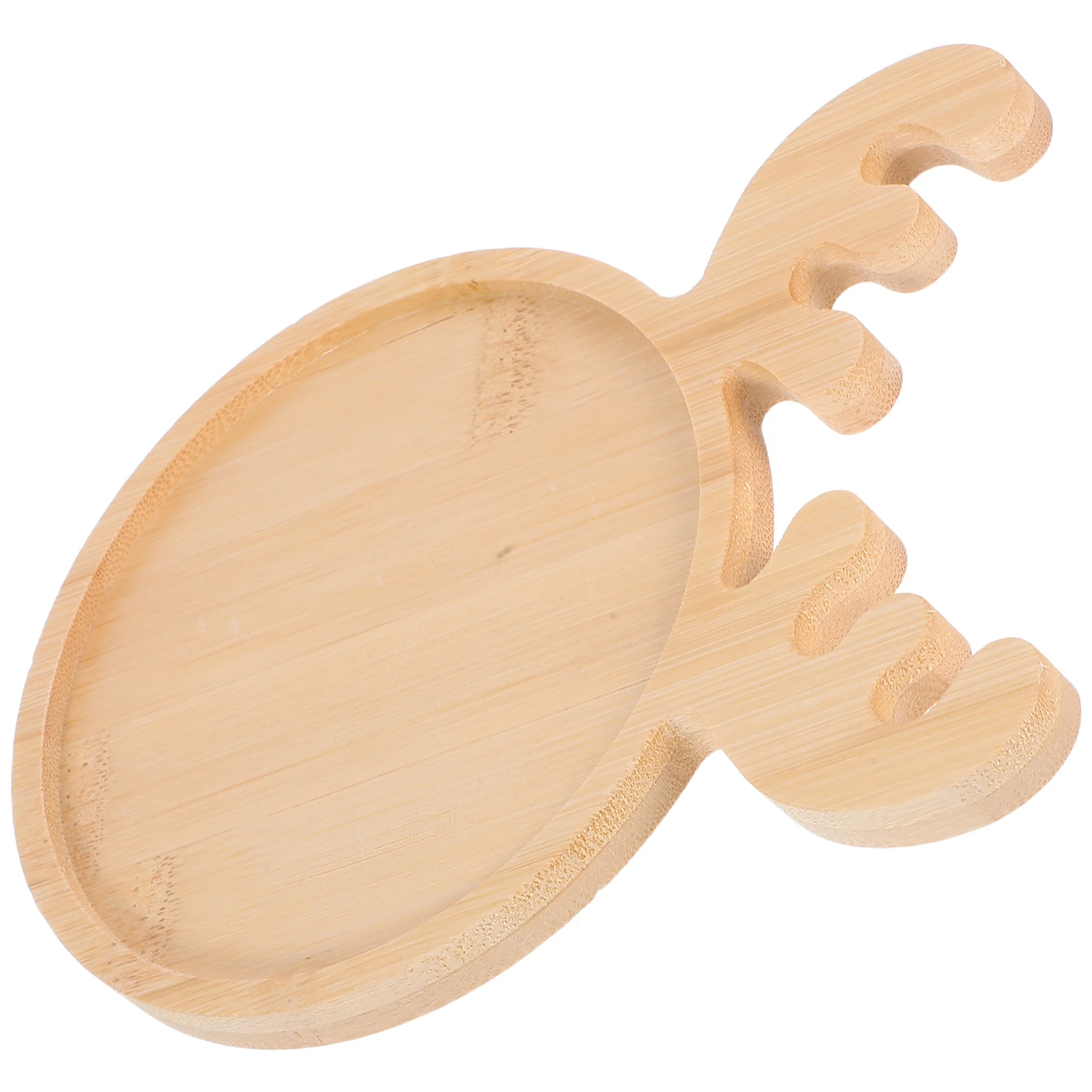 

Creative DIY Bamboo Coaster Base Mosaic Craft Tray Durable Sturdy for Family Art Activities Handmade Present