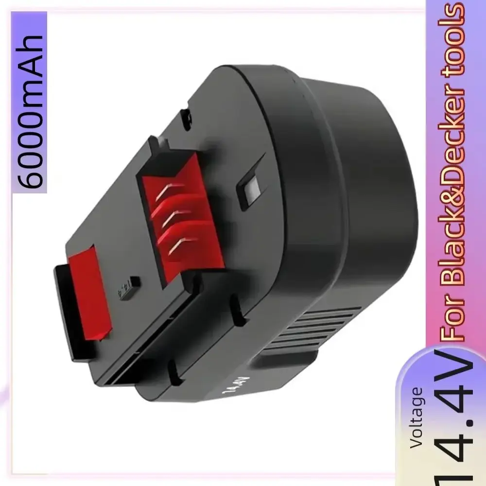 

14.4V HPB14 Battery for Black and Decker 6000mAh Ni-Mh Replacement for Firestorm FSB14 FS140BX 499936-34