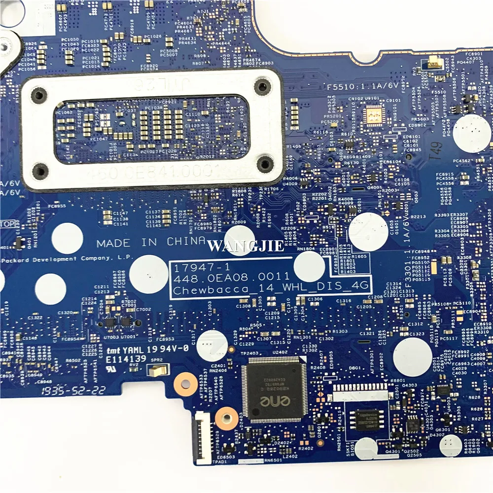 17947-1 For HP X360 14-CD Laptop Motherboard L36453-601 L36453-001 SRFFW i7-8665U N16S-GTR-S-A2 940MX 4G Notebook 100% Working