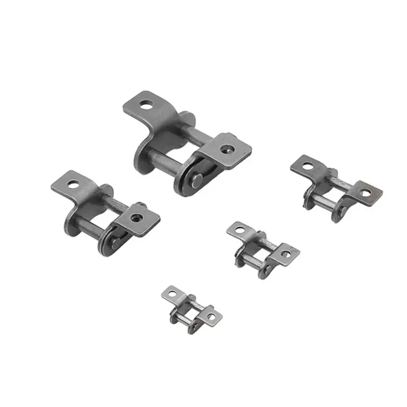 1Pcs drive roller drive chain connection connector, single-sided single hole double-sided double hole 08B, 10A, 12A, 16A