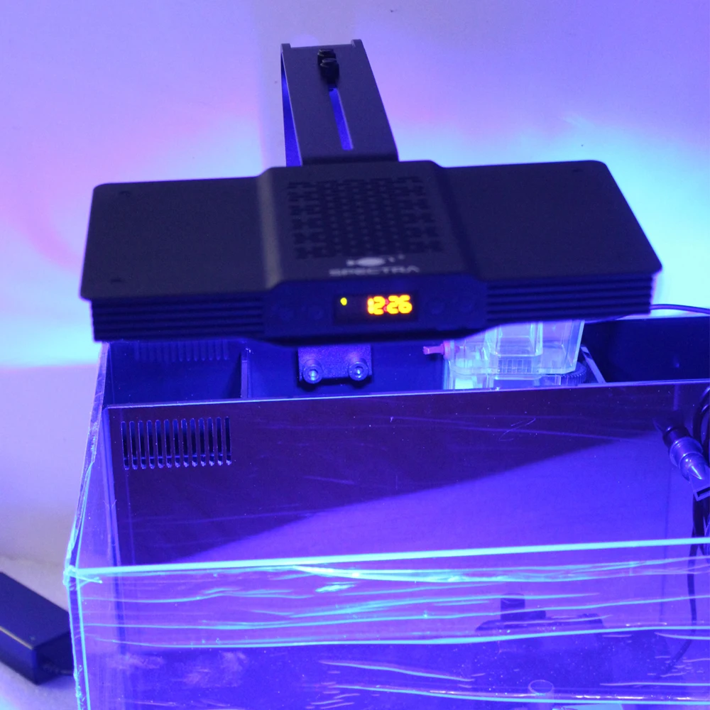 

New Bracket Spectra Aqua Knight V3 Full Spectrum Programmable Sunrise Sunset 75W Saltwater Fish Tank Coral Reef Aquarium Light