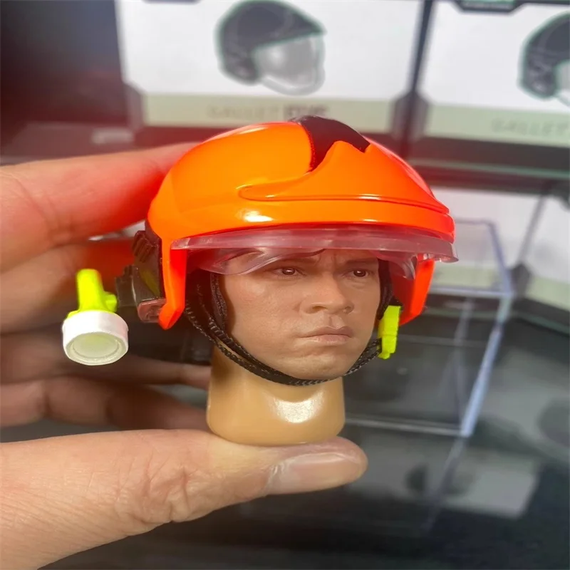 

Original Genuine 1/6 Soldier Toy Fireman Helmet High Quality Model Fit 12'' Action Figure Body In Stock Collection