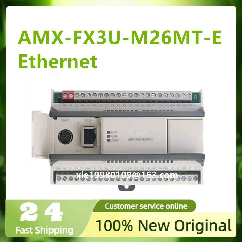 Brand new Original compatible FX3U series PLC controller AMX-FX3U-M26MT/M26MR-E/M32MR-E Ethernetin stock