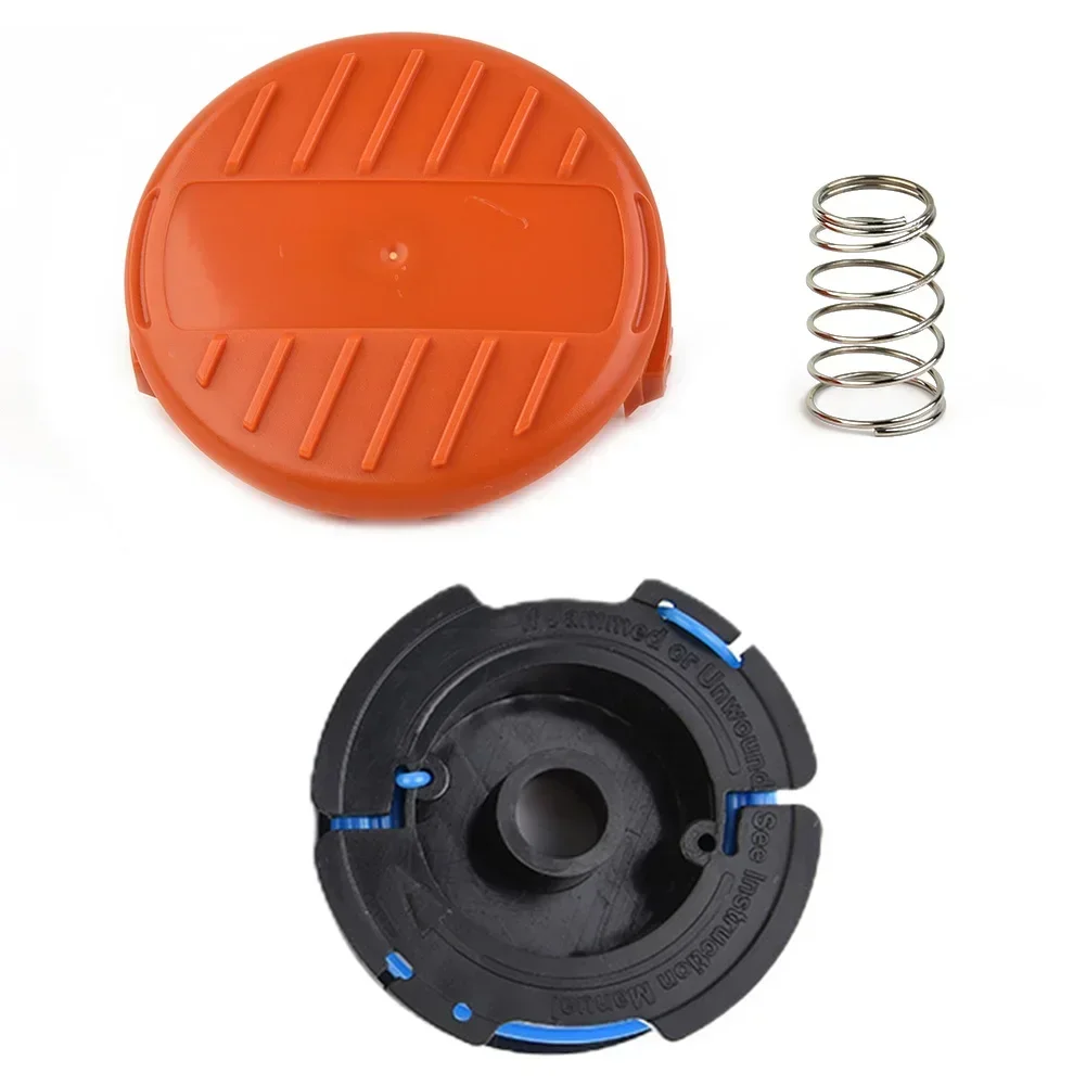 For BLACK & DECKER BESTA528 BESTA530 Grass Trimmer Spool Line Spool Cover Cap Spring Garden Power Tool Strimmer Parts