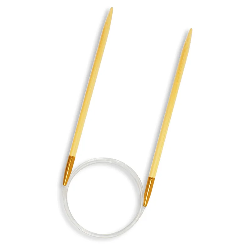 1Piece Seeknit Shirotake 40/60/80/100/cm Sweaters Circular Knitting Needles Knitting Pro Fixed Bamboo Knitting Needle Spokes