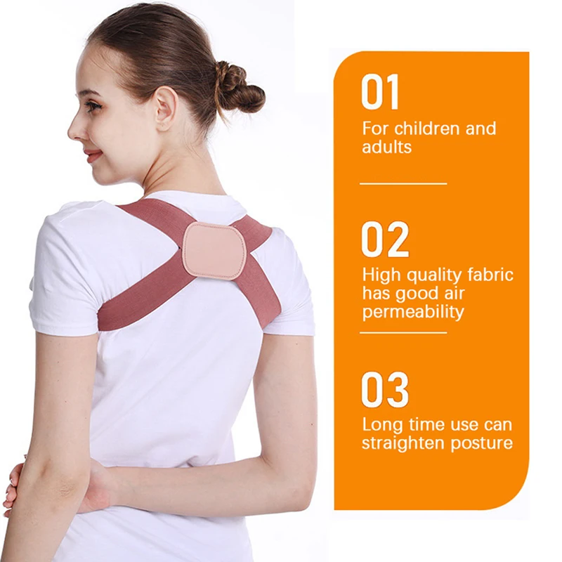 Back Posture Corrector Stealth Back Health Support Posture Corrector Shoulder Orthotics Spine Belt Brace For Women Man