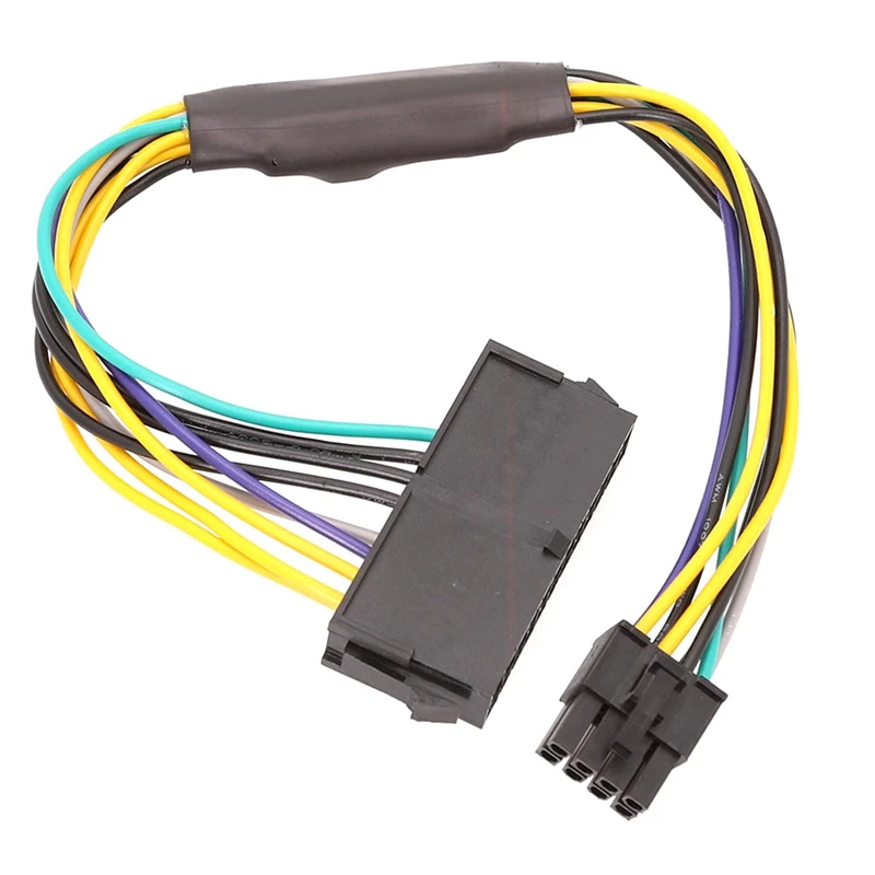 

ATX 24P To 8P Adapter Cable 8 Pin Power Cable Accessories For DELL Optiplex 3020 7020 9020 T1700 Adapter Power Cable 30CM