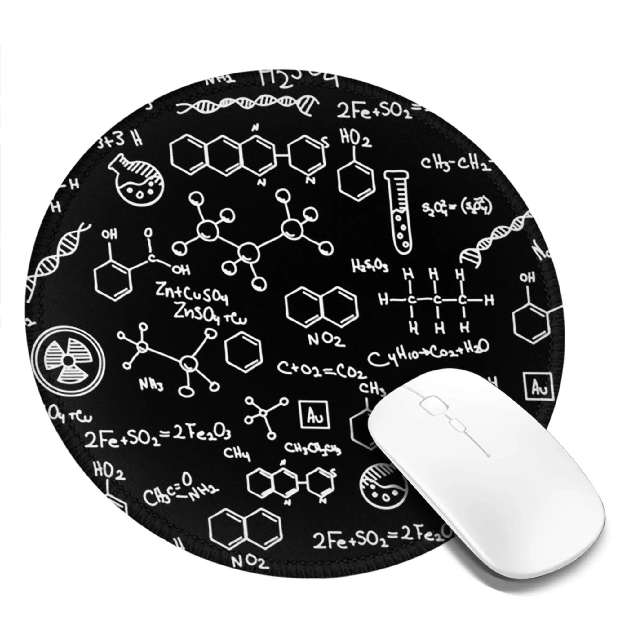 Science Chemistry Pattern Mouse Pad Computer Keyboard Mouse Mat Gaming PC Laptop Desk Mat Office Accessories Table Mats