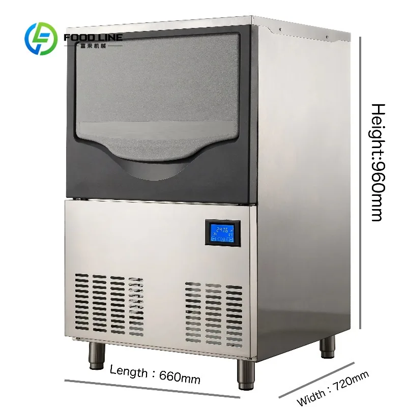 Customized High Productivity 150kg/24hours Air Cooled Commercial Ice Maker Crushed Ice Machine Granular Ice Maker Machine