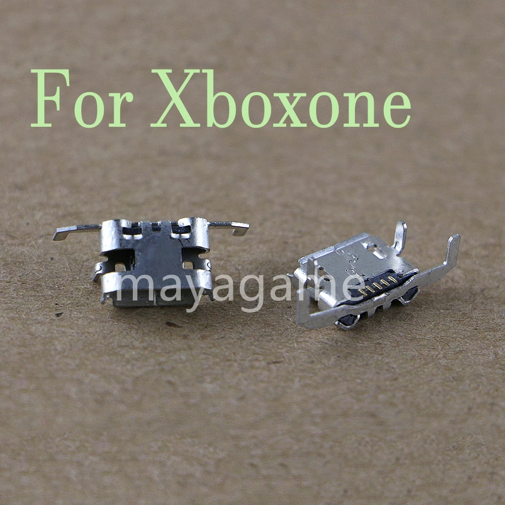 Soket Daya pengisi daya Port konektor asli, pengganti Pengontrol nirkabel untuk Xbox One XboxOne 100 buah