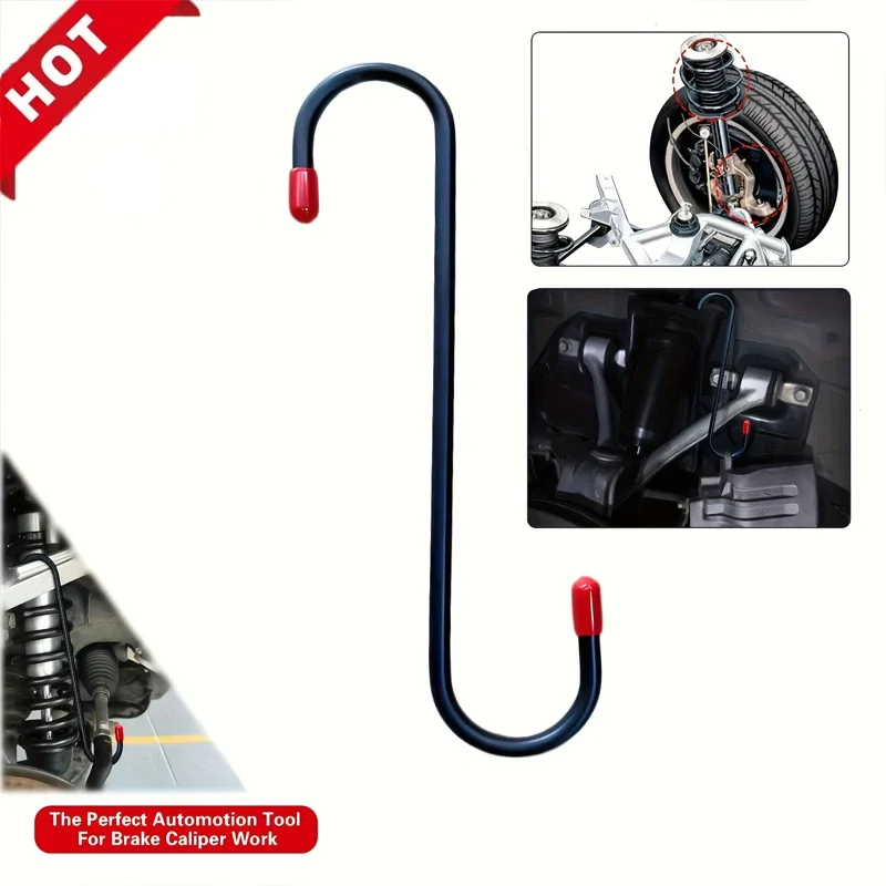 S-förmiger Bremspumpenhaken – Bremsscheiben-Reparaturclip – verwendet für Bremse, Lager, Fahrzeugachse und Aufhängungsarbeiten. Zubehör