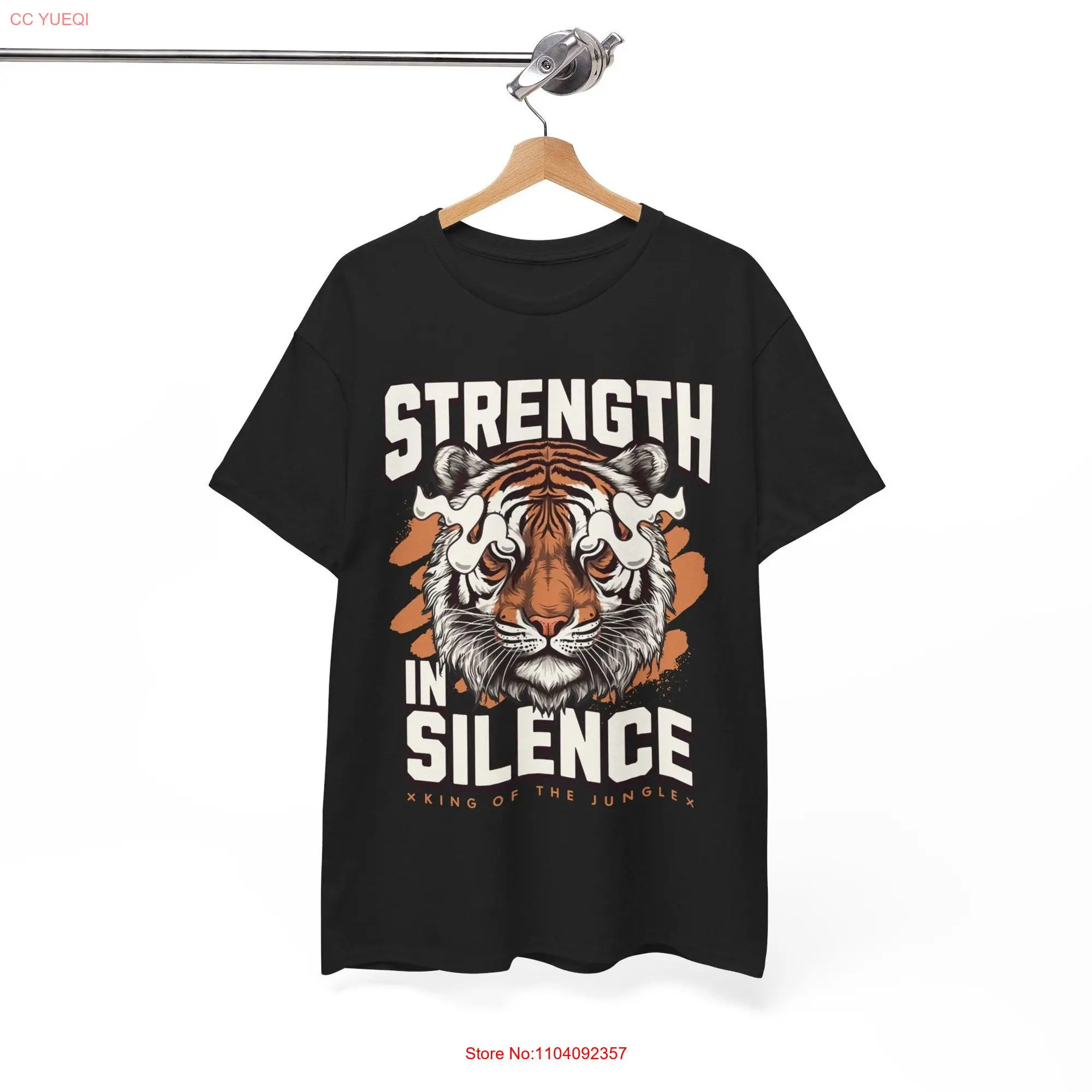 Strength in Silence T Shirt Empowering Quote Inspirational Mindful long or short sleeves