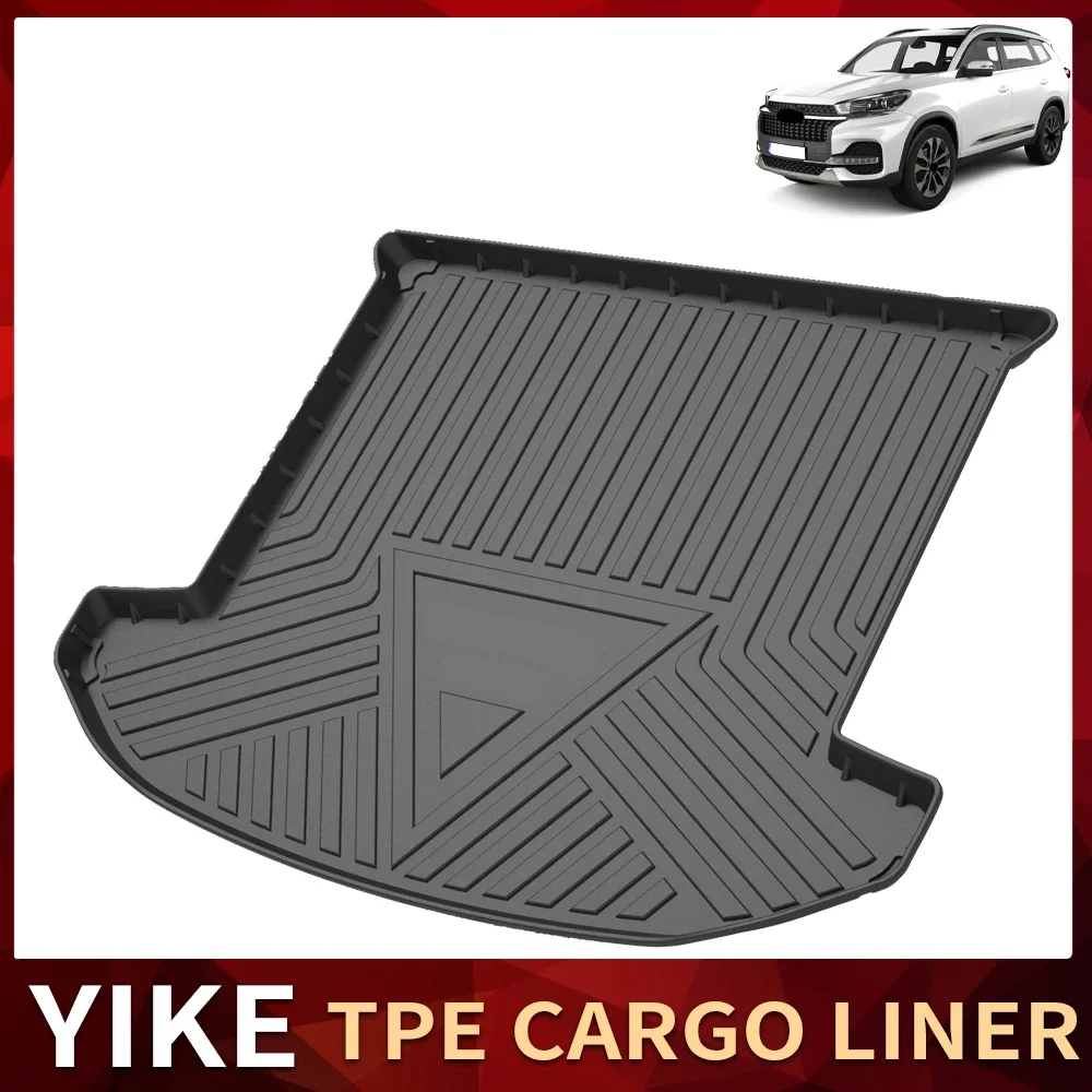 

For Chery TIGGO 02 2021-2023 Cargo Liner All-Weather TPE Non-slip Trunk Mats Waterproof Boot Tray Trunk Carpet