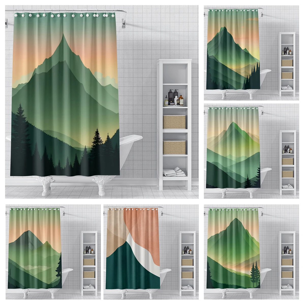 

Home shower curtains for bathroom waterproof fabric Modern Nordic style bathroom Curtains shower curtain 180x200 240x180 aaaa