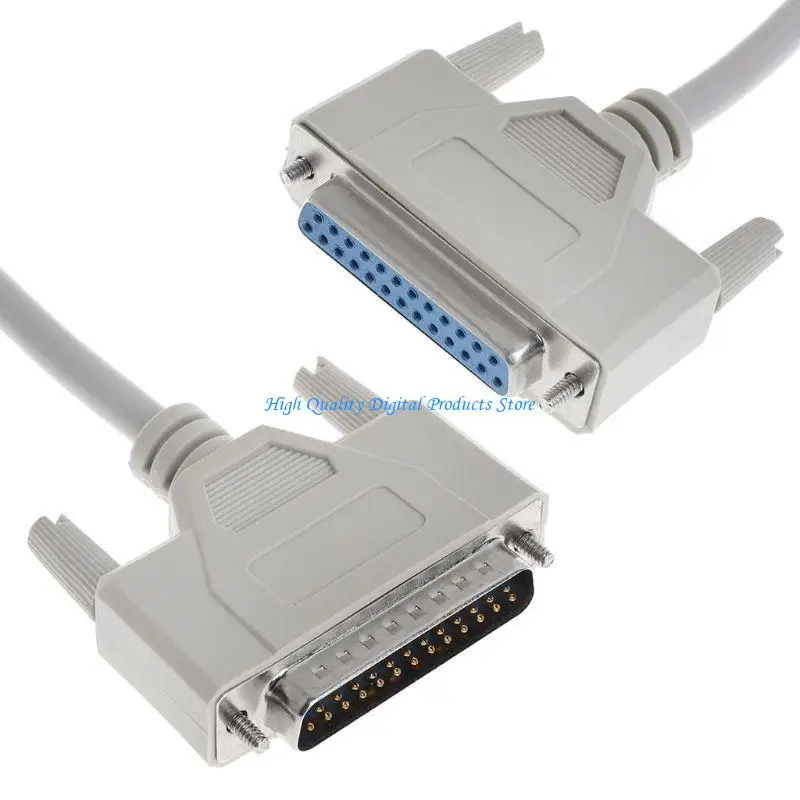 U2JE Printer Cable DB25 Male to Female 25 Pin Extension Line Parallel Port Computer
