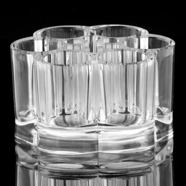 梅の花スタイル透明アクリル化粧品ジュエリーホルダーオーガナイザー耐久性のあるスタンド口紅リップグロス